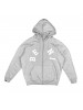 Hoodie zip - Grey